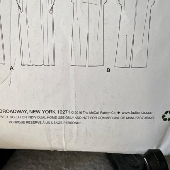 Butterick B6312 Dress Jumpsuit Pattern XSmall Small Medium Large XLarge Uncut 20 - Picture 4 of 6